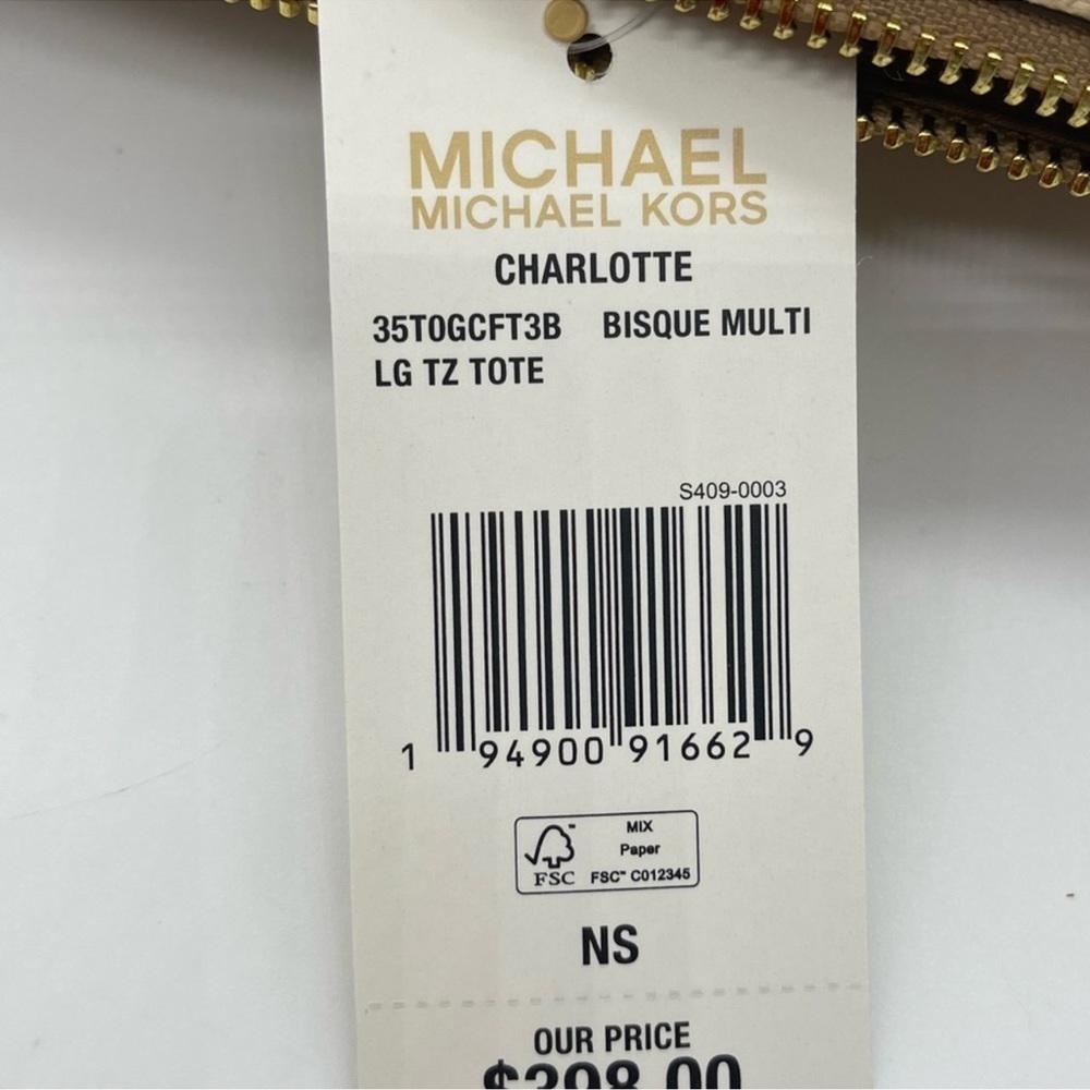 Michael Kors Large Charlotte Tote Bag - Picture 11 of 11